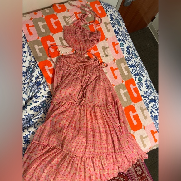 MISA Los Angeles Dalia Cutout Halter Maxi Dress - Picture 5 of 7